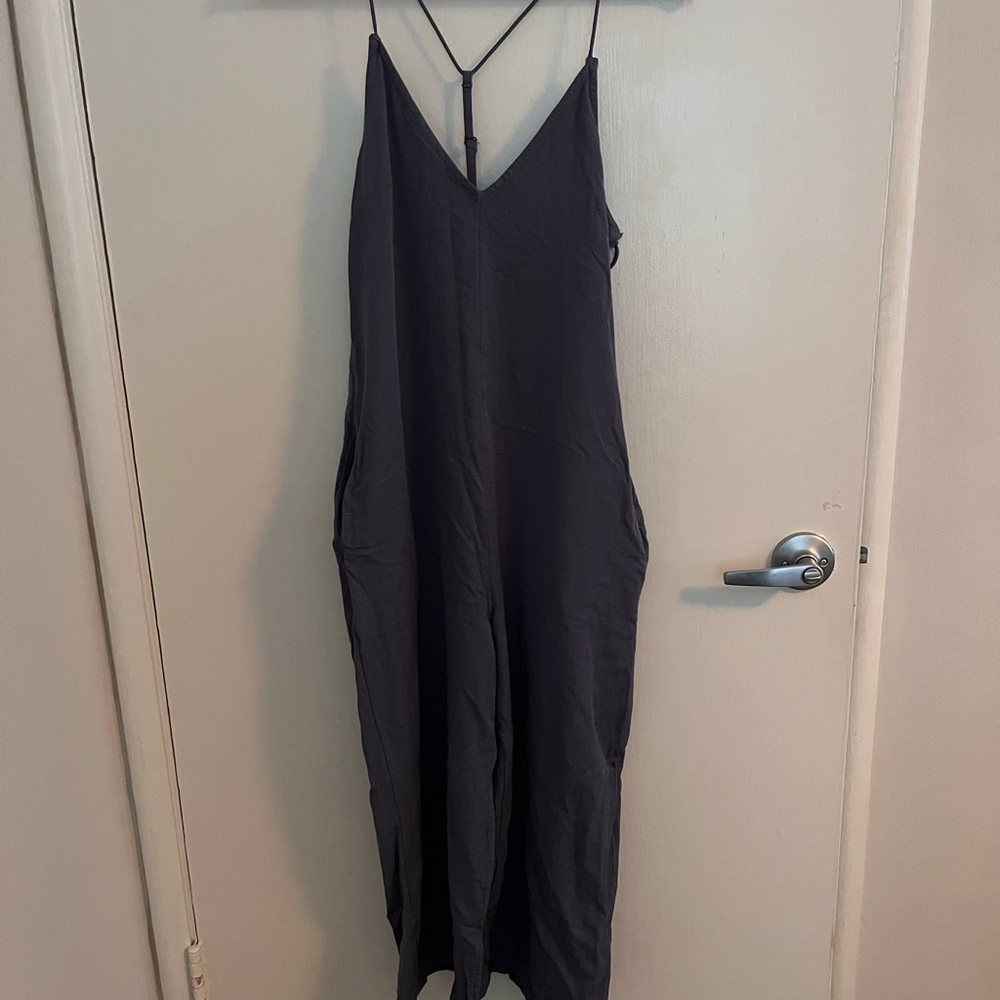 RVCA Jumpsuit in Deep Periwinkle or Grey/Blue